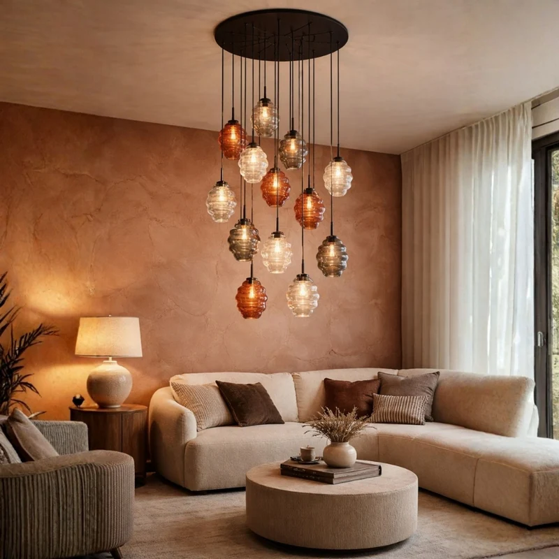 s.luce Modular 80 XL Mehrfach Hängeleuchten-Baldachin