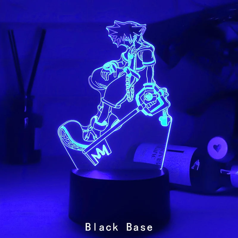 Kingdom Hearts Sora Keyblade Lampe Nacht Licht