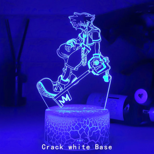 Kingdom Hearts Sora Keyblade Lampe Nacht Licht