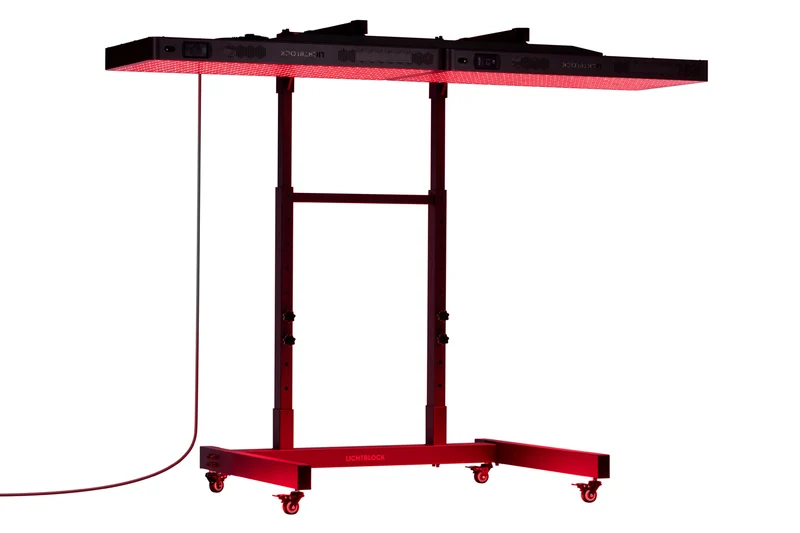 Forte Bundle - 2x Rotlicht-Panel + Horizontaler Stand