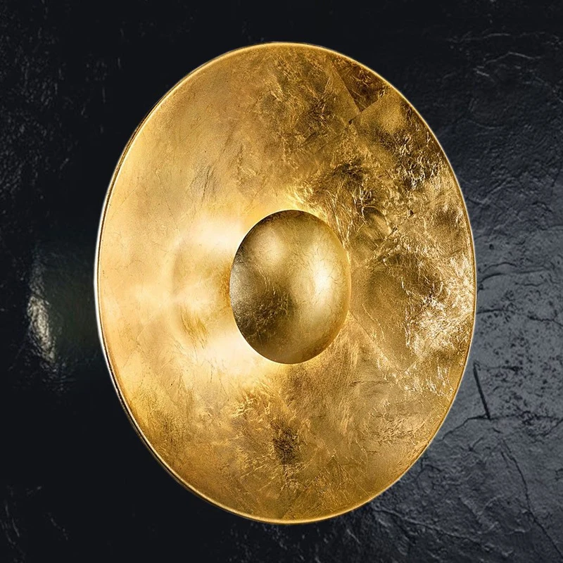 Aura Sol Gold Wand- & Deckenleuchte Ø 60cm