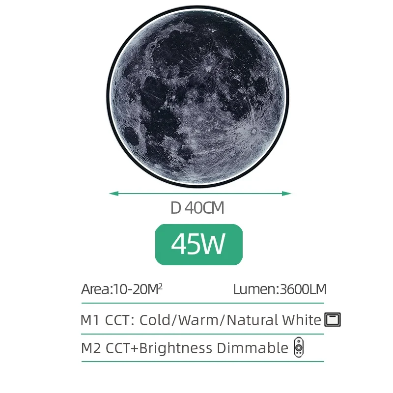 Applique Murale Lune - CrescentLight