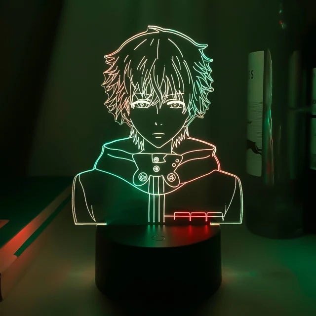 Dual Farben Tokyo Ghoul Nacht Lampe