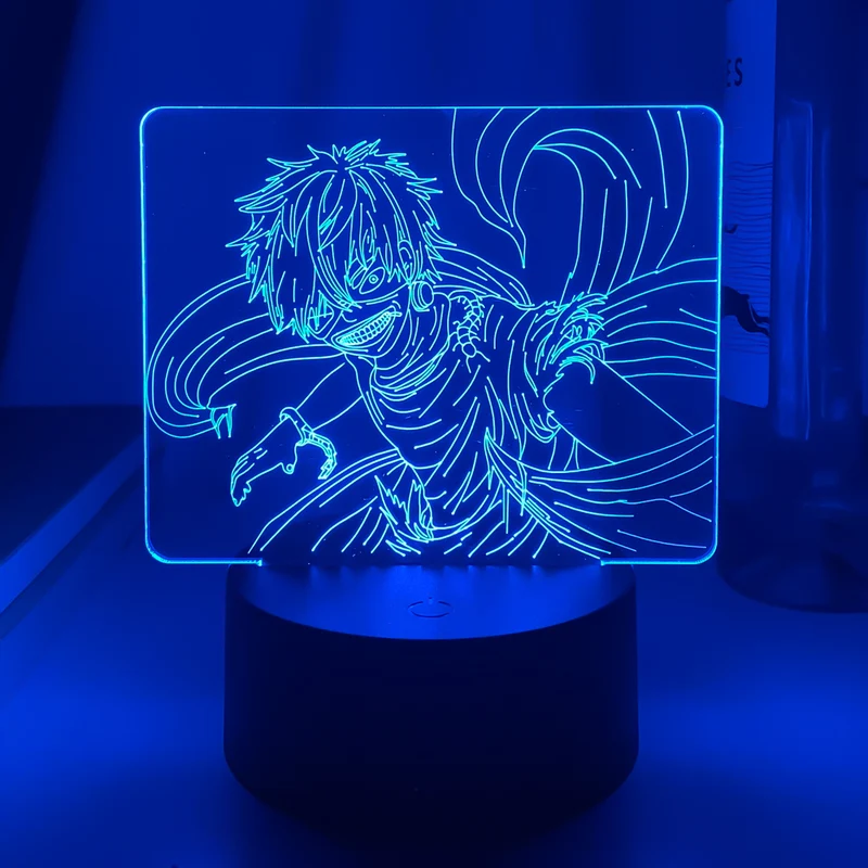 Dual Farben Tokyo Ghoul Nacht Lampe