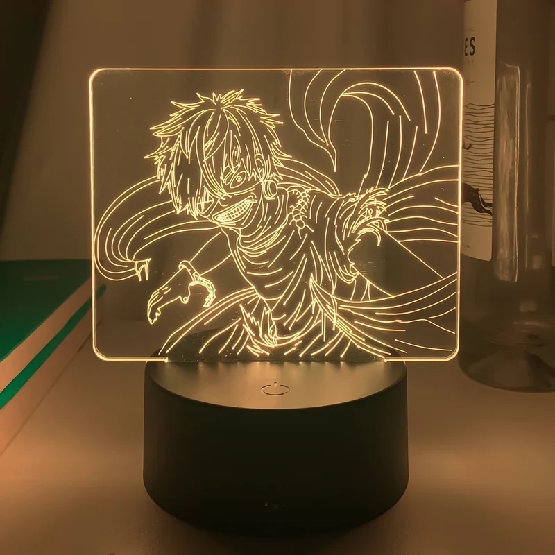 Dual Farben Tokyo Ghoul Nacht Lampe