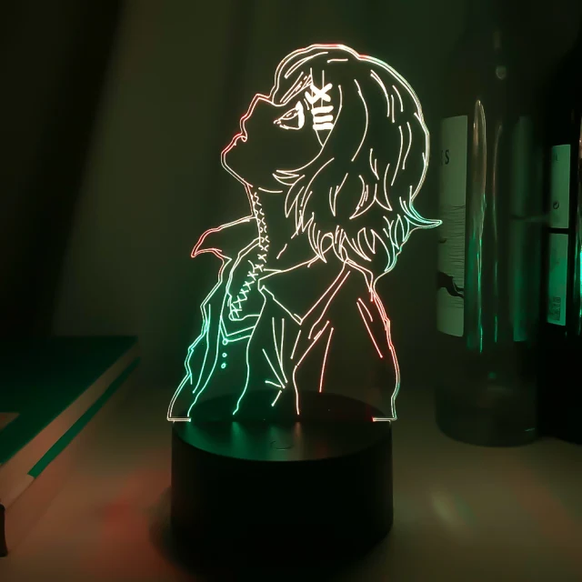 Dual Farben Tokyo Ghoul Nacht Lampe
