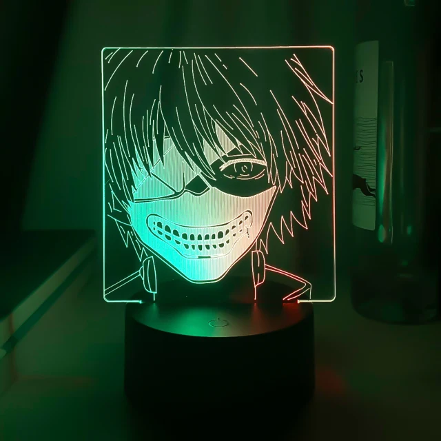 Dual Farben Tokyo Ghoul Nacht Lampe