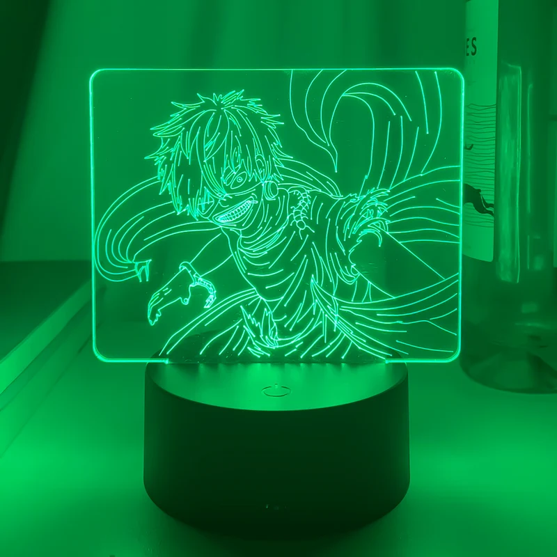 Dual Farben Tokyo Ghoul Nacht Lampe