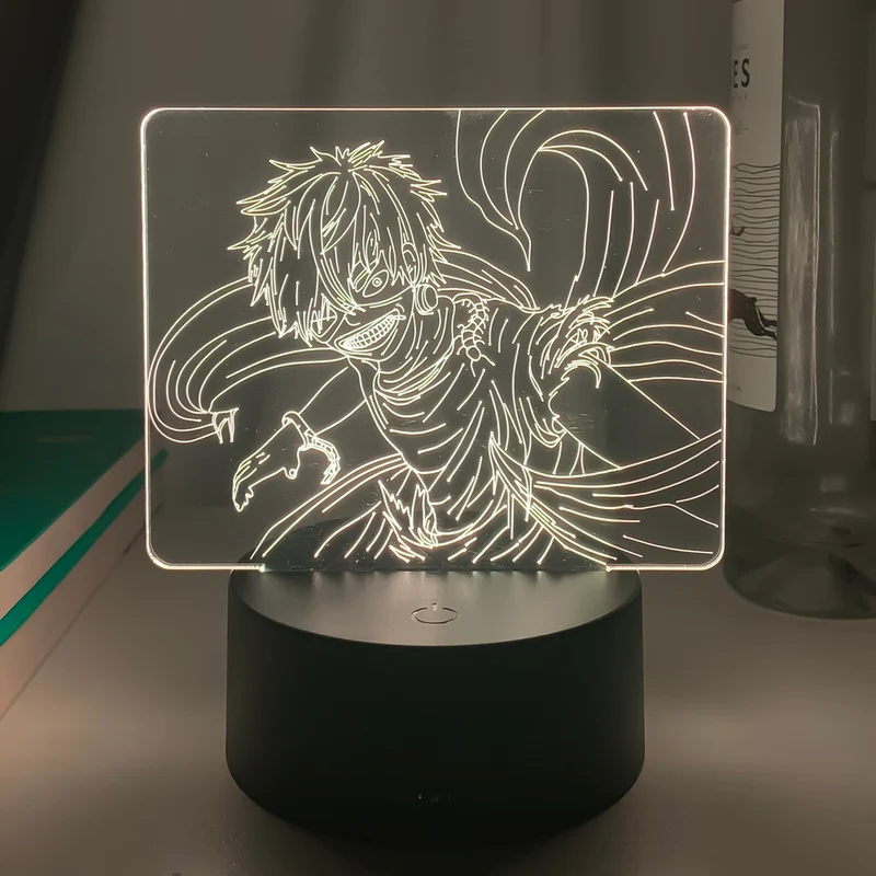 Dual Farben Tokyo Ghoul Nacht Lampe