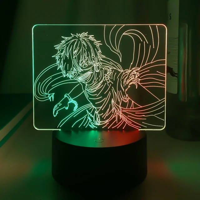 Dual Farben Tokyo Ghoul Nacht Lampe