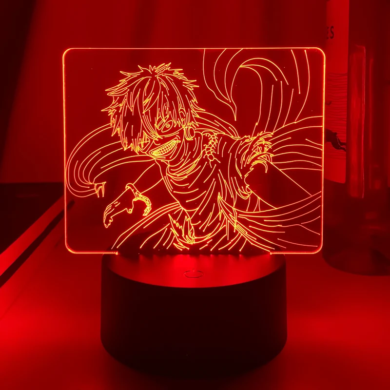 Dual Farben Tokyo Ghoul Nacht Lampe