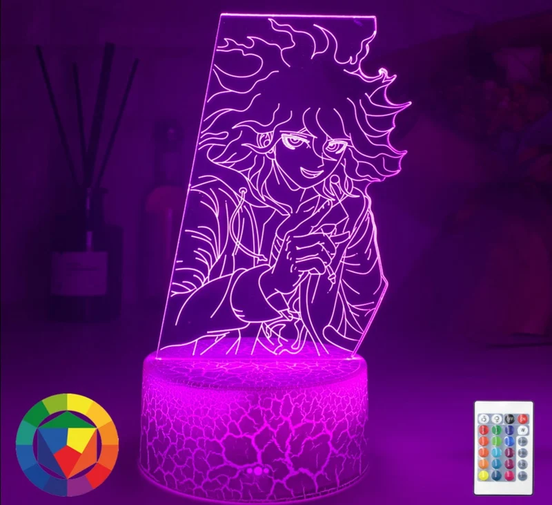 Danganronpa Nagito Komaeda Nachtlicht mit Farbwechsel