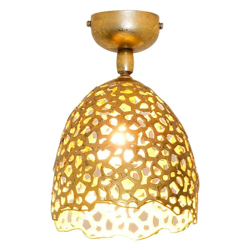 Deckenleuchte Girevole Eisen Gold