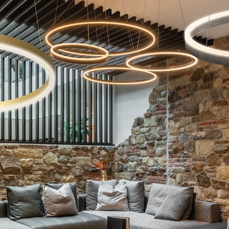 s.luce LED Ring Pendellampe Ø 100cm