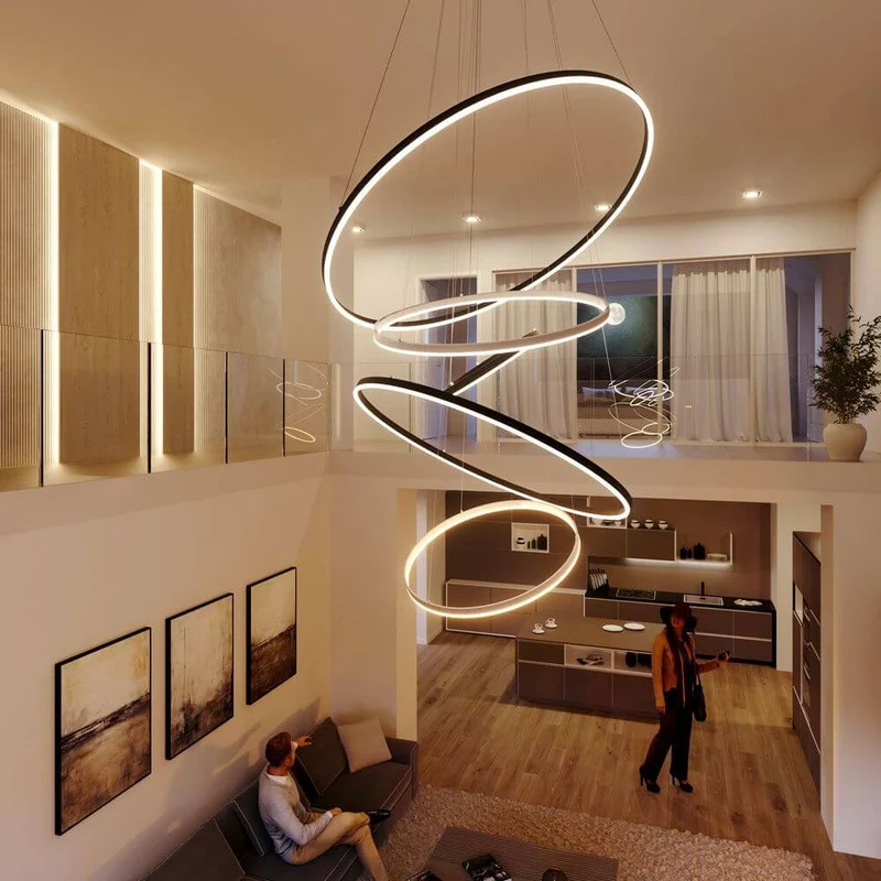 s.luce LED Ring Pendellampe Ø 100cm