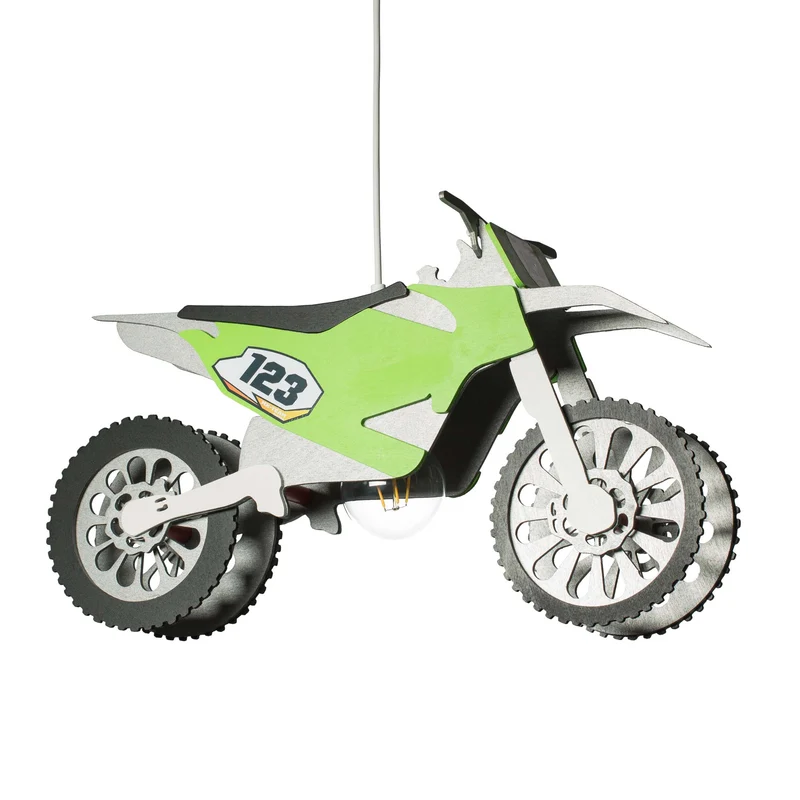 Pendelleuchte Motocrossmaschine