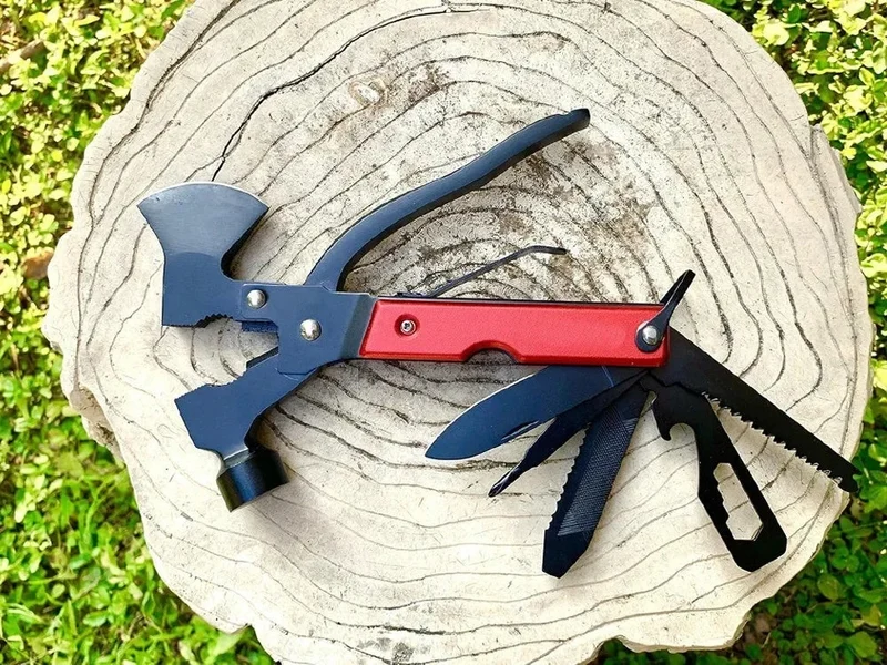 Multitool Edelstahl Multifunktionswerkzeug Zange Camping Outdoor Werkzeug
