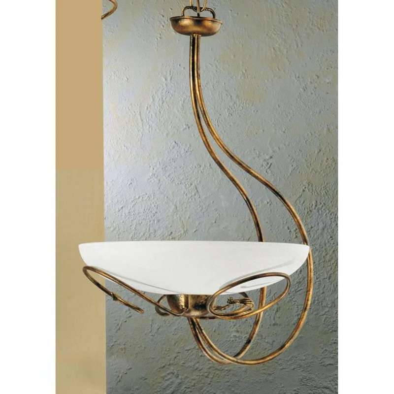 Cilenta Pendelleuchte Gold-antik Ø 60cm