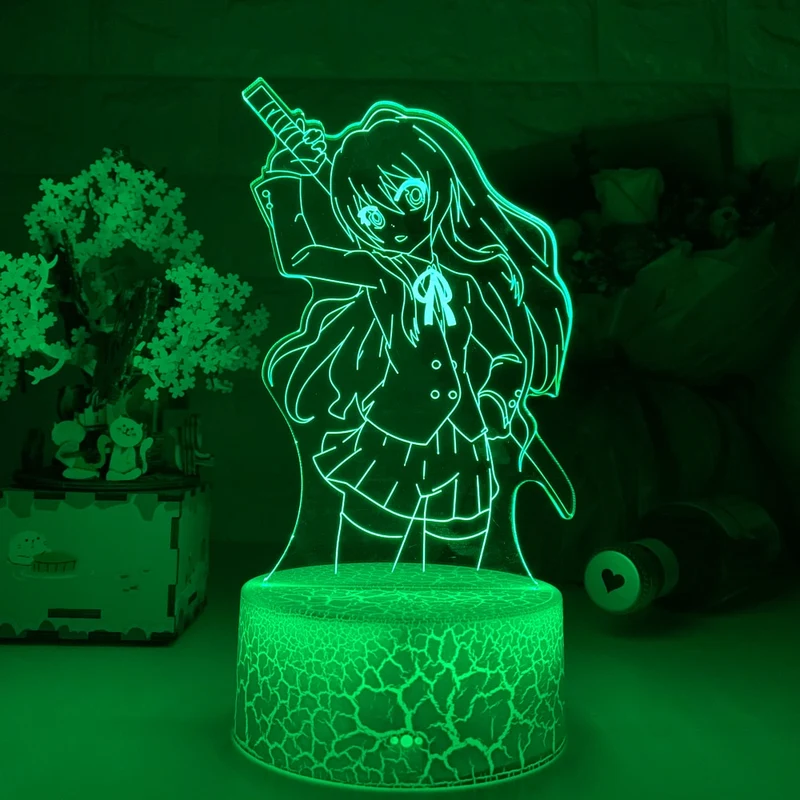 3D LED Hologramm Nachtlampe Anime Taiga Aisaka