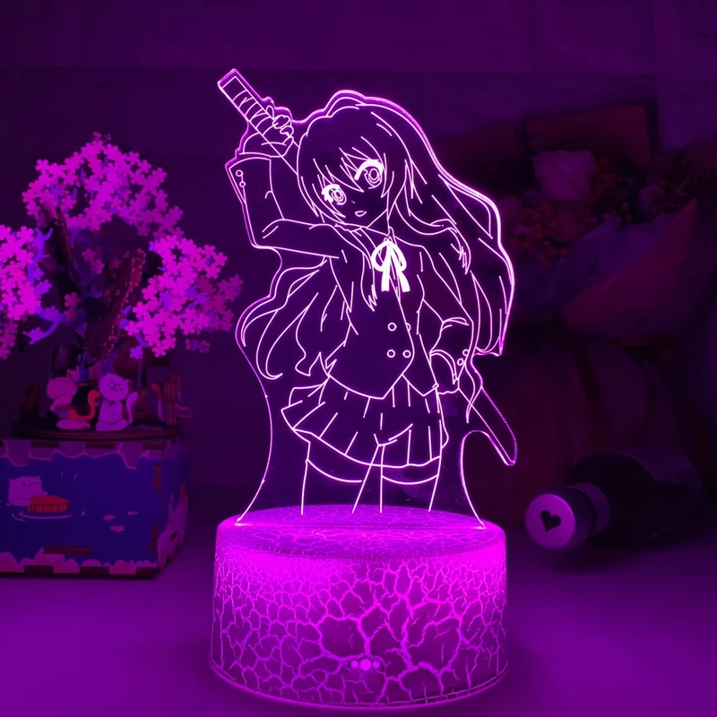 3D LED Hologramm Nachtlampe Anime Taiga Aisaka