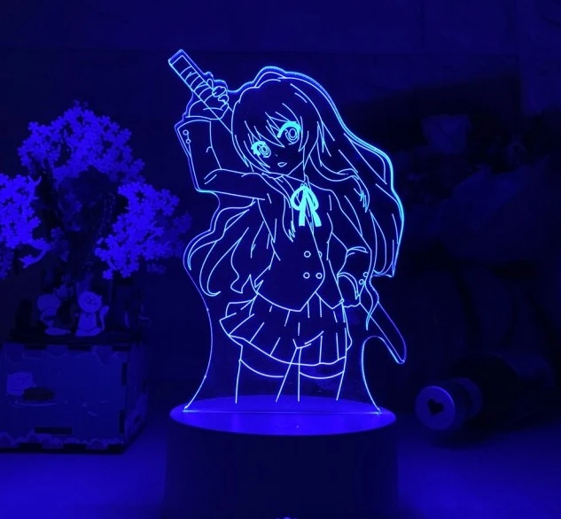 3D LED Hologramm Nachtlampe Anime Taiga Aisaka