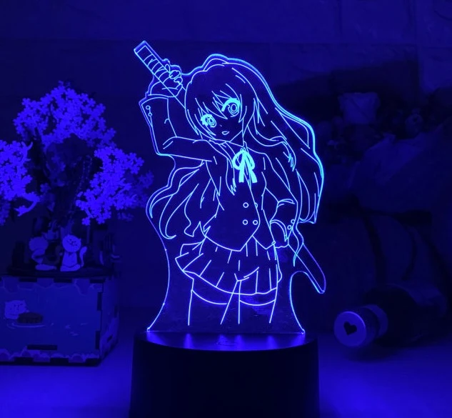 3D LED Hologramm Nachtlampe Anime Taiga Aisaka