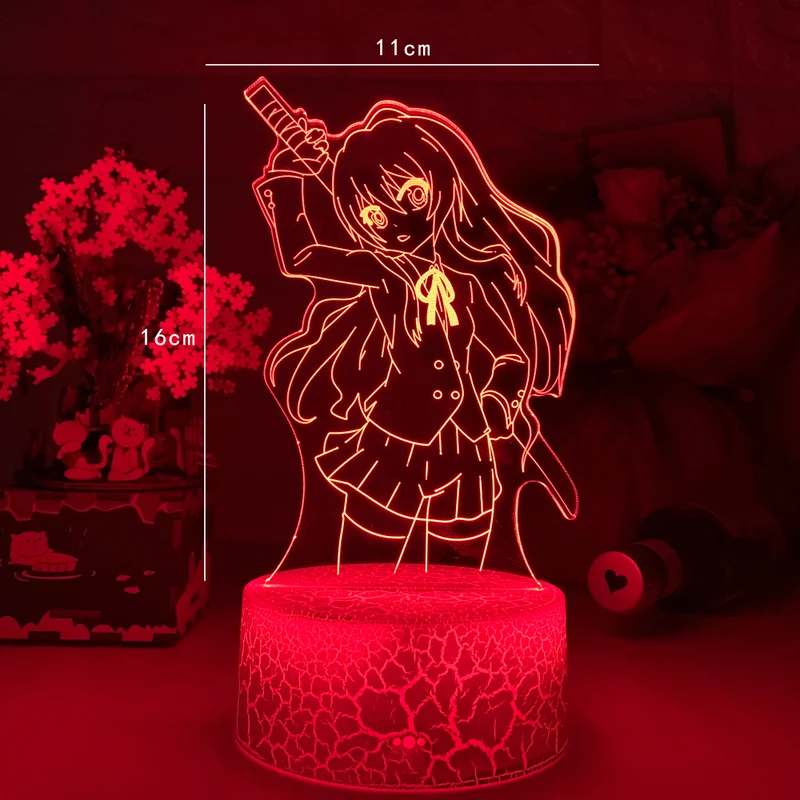 3D LED Hologramm Nachtlampe Anime Taiga Aisaka