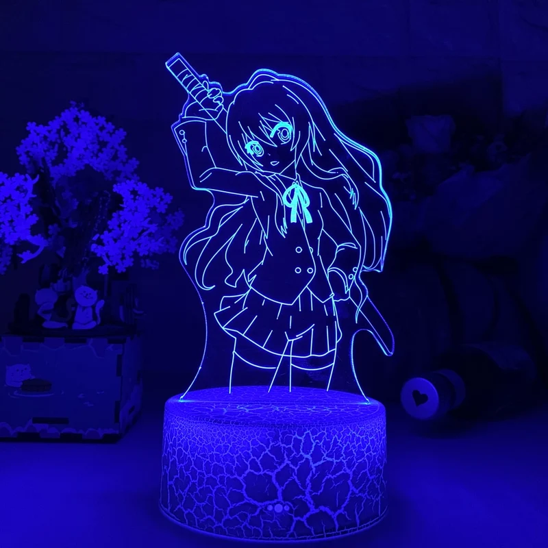 3D LED Hologramm Nachtlampe Anime Taiga Aisaka