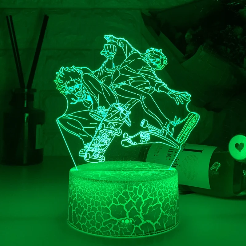 3D LED Hologramm Nachtlampe Anime Sk8 Die Unendlichkeit Reki Kyan