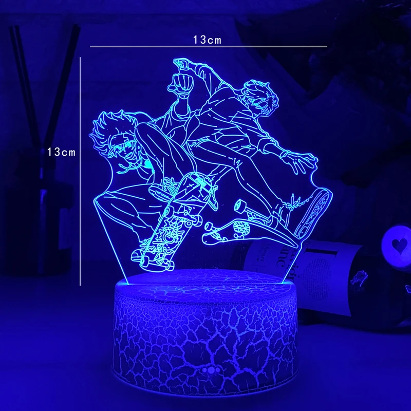 3D LED Hologramm Nachtlampe Anime Sk8 Die Unendlichkeit Reki Kyan