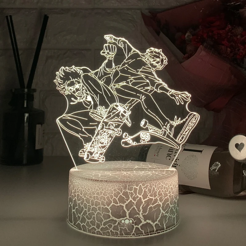 3D LED Hologramm Nachtlampe Anime Sk8 Die Unendlichkeit Reki Kyan