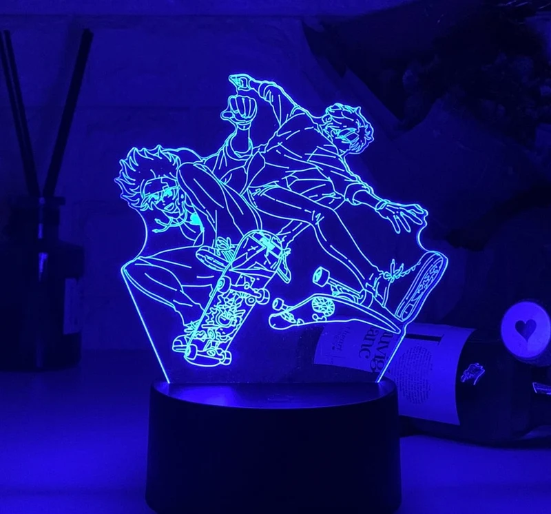 3D LED Hologramm Nachtlampe Anime Sk8 Die Unendlichkeit Reki Kyan