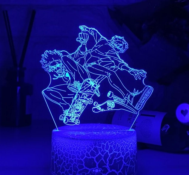3D LED Hologramm Nachtlampe Anime Sk8 Die Unendlichkeit Reki Kyan
