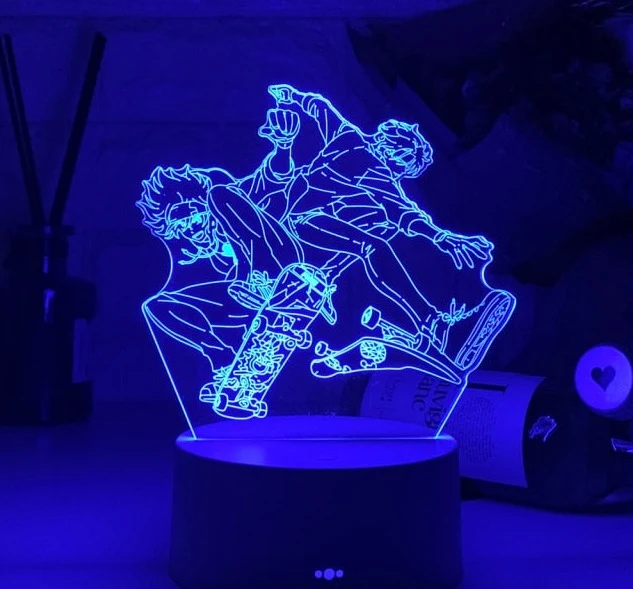 3D LED Hologramm Nachtlampe Anime Sk8 Die Unendlichkeit Reki Kyan