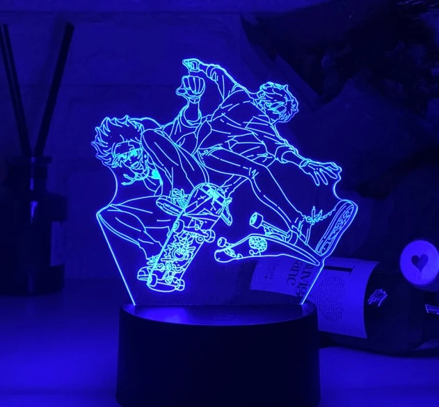 3D LED Hologramm Nachtlampe Anime Sk8 Die Unendlichkeit Reki Kyan