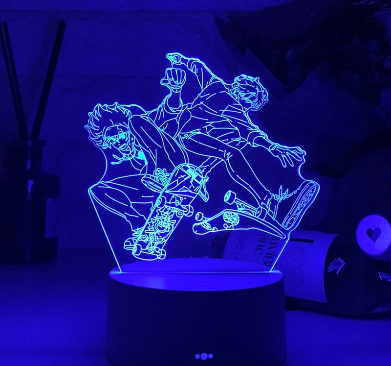 3D LED Hologramm Nachtlampe Anime Sk8 Die Unendlichkeit Reki Kyan