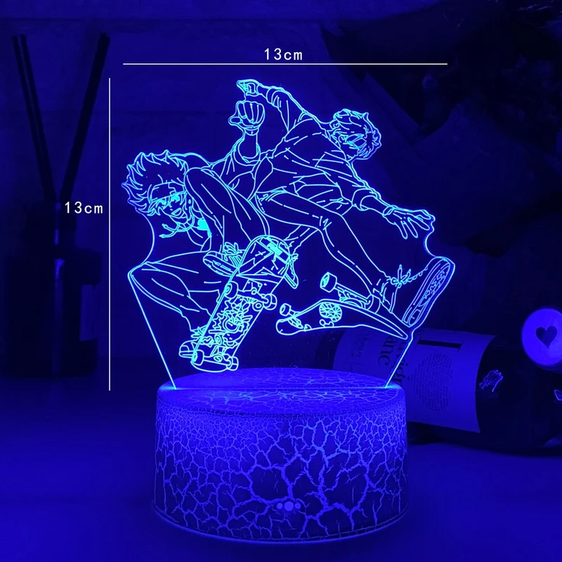 3D LED Hologramm Nachtlampe Anime Sk8 Die Unendlichkeit Reki Kyan