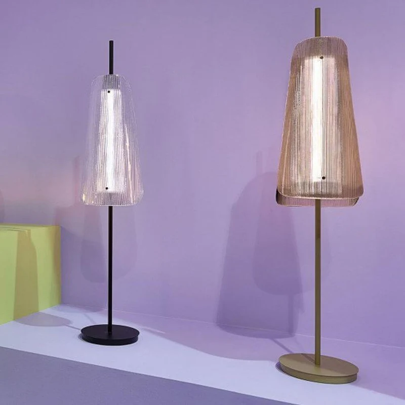 Pulpo LED Stehlampe Bent Two Glass