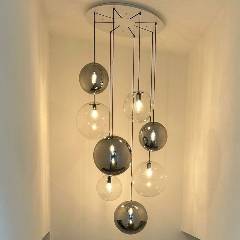 s.luce Orb Glaskugel Galerieleuchte 5m Abhängung