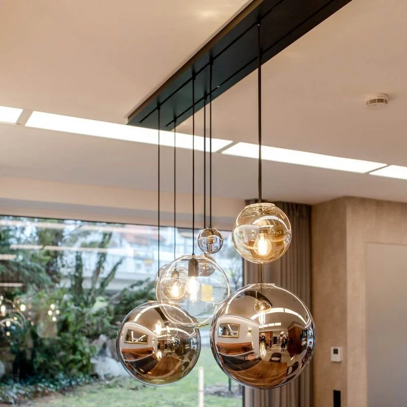 s.luce Orb Glaskugel Galerieleuchte 5m Abhängung