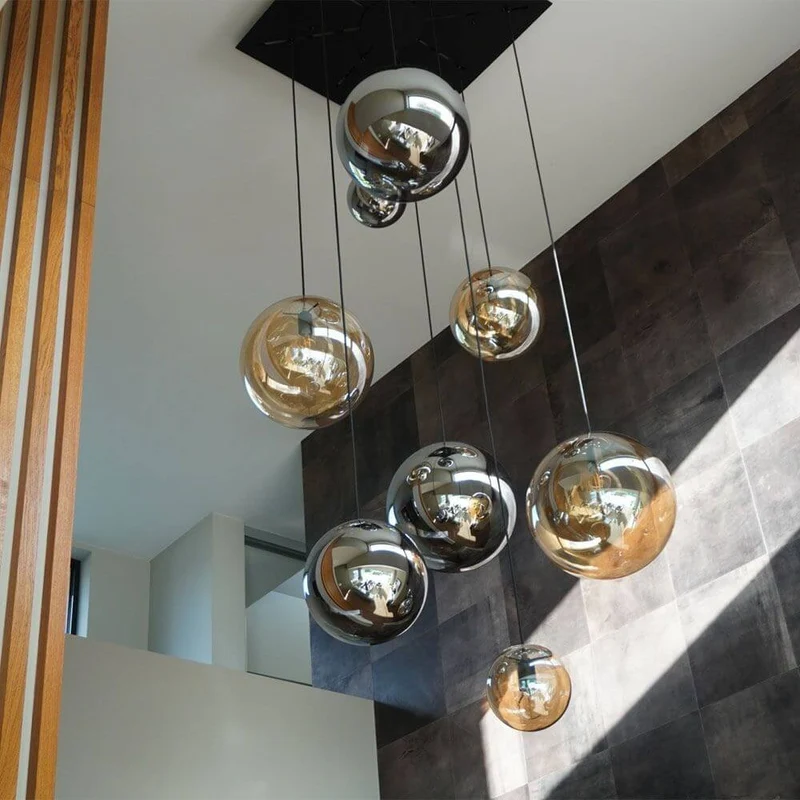 s.luce Orb Glaskugel Galerieleuchte 5m Abhängung