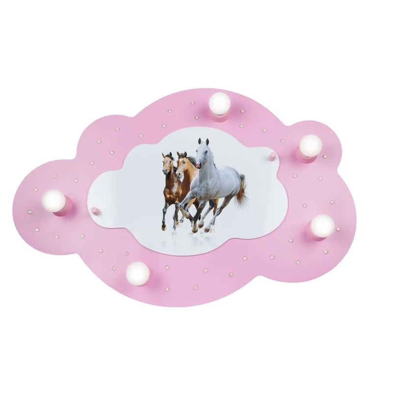Deckenleuchte Bildwolke "Pferde"