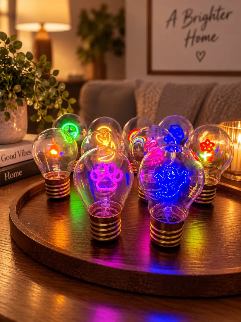 Dekoleuchte Glühbirne Akku USB-C Nachtlicht Geschenk Deko Tischlampe