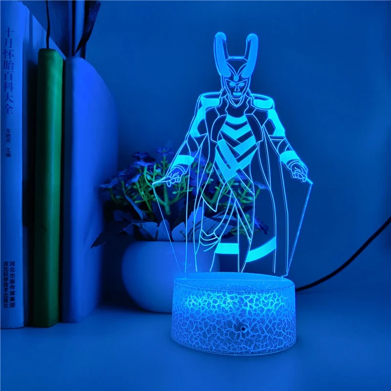 Loki 3D Hologram LED Nachtlicht