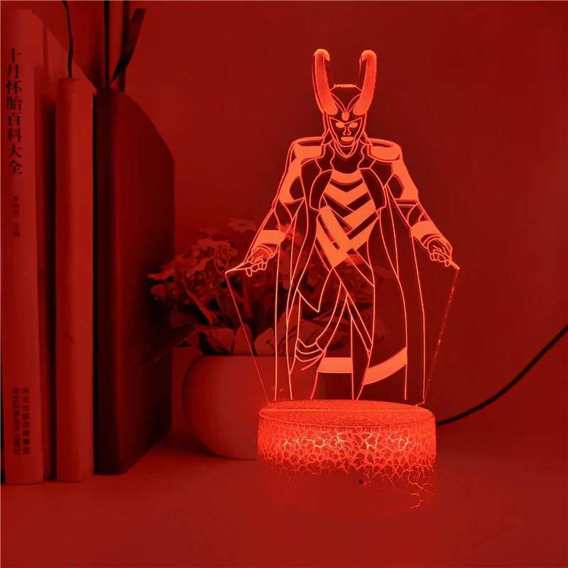 Loki 3D Hologram LED Nachtlicht