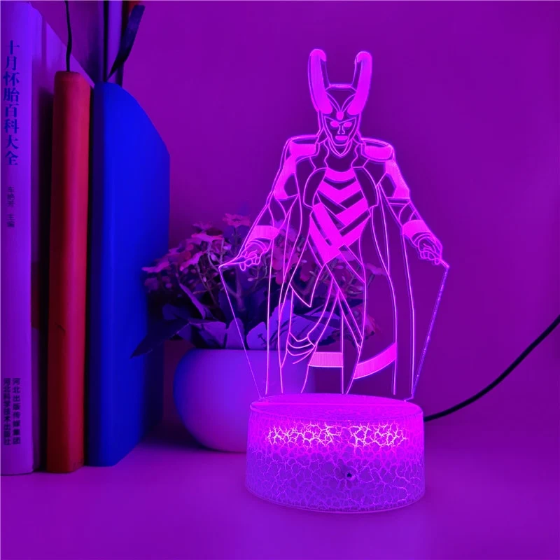 Loki 3D Hologram LED Nachtlicht