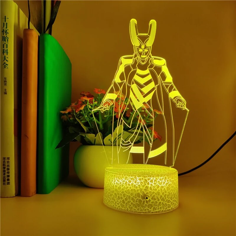 Loki 3D Hologram LED Nachtlicht