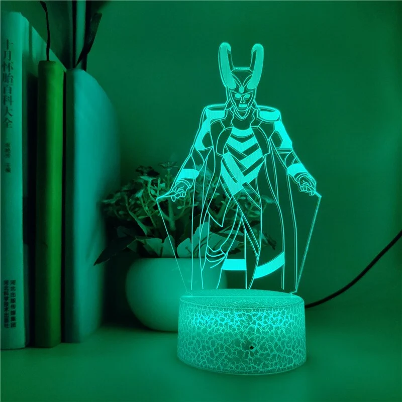 Loki 3D Hologram LED Nachtlicht