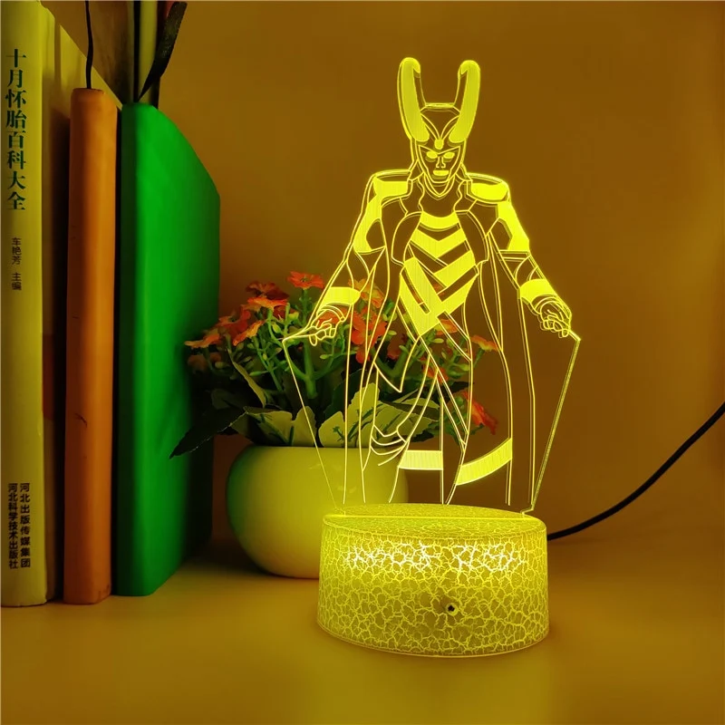 Loki 3D Hologram LED Nachtlicht