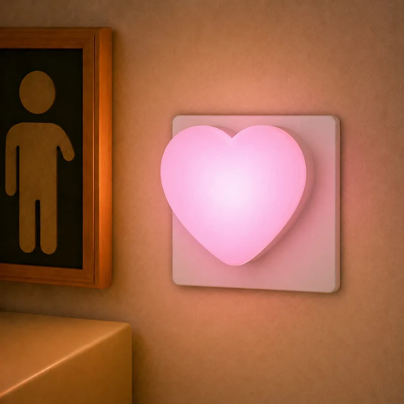 Veilleuse coeur sur prise - HeartPlug